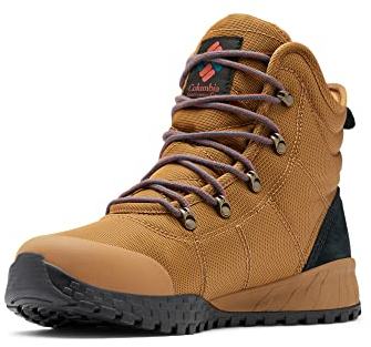 Columbia Fairbanks WP Omni-Heat wasserdichte Schneestiefel für Herren, Braun (Elk x Rusty), 43 EU