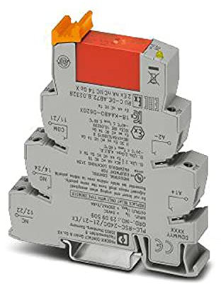 PHOENIX CONTACT PLC-RSC-24DC/21-21/EX Relaismodul, 2-Wechsler, Eingangsspannung 24 V DC, 10 Stück