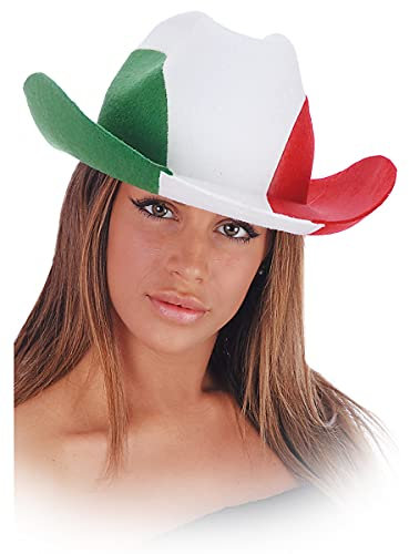 Il! Cappello da Cowboy Tricolore Italia in Feltro