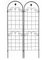 Lot de 2 treillis métalliques 180 cm de haut Rose 50 x 180 cm P-4394