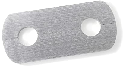 EXKLUSIVE EDELSTAHL Heizkörper Rosette Maik Doppelrosette für HEIZUNG Ø 12-22 mm (Rohrdurchmesser: 16mm)