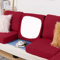BOLUXIU Sofa-Sitzkissenbezug, Sofa-Sitzkissenbezug Stretch, elastischer Kissenbezug, Sofa-Sitzkissenbezug, mehrere Farben, passend für alle Sofas (einschließlich L-förmiger Ecksofas)