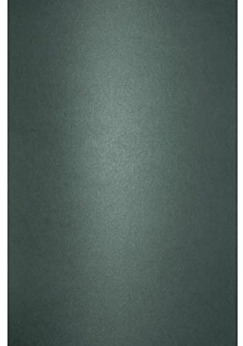 Netuno 100x Tonkarton Königs-Grün DIN A4 210× 297 mm 210g Sirio Color Royal Green Bastelkarton A4 Ton-Zeichen-Karton zum basteln Bedrucken Kreativkarton A4 farbig für Weihnachts-Karten Hochzeitskarten
