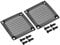 PATIKIL 60mm Fan Filter Grills with Screws, 2 Pack Aluminum Frame Stainless Steel Mesh Dustproof Cover for Computer Case, Black