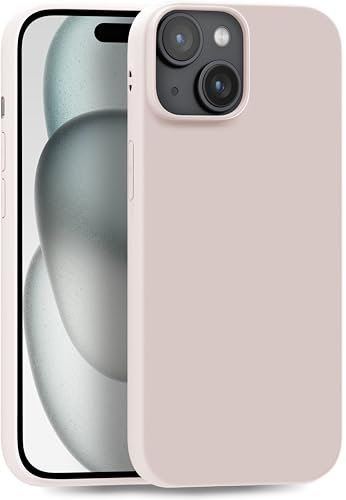 MyGadget Cover per iPhone 15 Plus - Custodia Protettiva in Silicone Morbido – Case TPU Flessibile - Ultra Protezione Antiurto & Antigraffio - Rosa chiaro