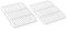 Joyfair Lot de 2 grilles de refroidissement en acier inoxydable (21,5 x 16 x 1,5 cm)
