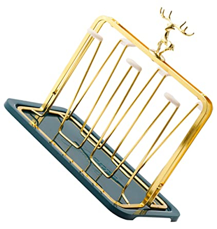 OQHAIR Cup Holder Infant Bottles Mug Holder Coffee Cup Holder Bottle Tree Sports Bottle Drainer Stand Tumbler Drying Rack Iron, Iron Cup Holder Cup Storage Stand Glass Cup Holder