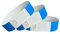 CINTAPUNTO - Einlassbändchen Papier - Eintrittsbänder 1000 Stück - Einlassbänder - Festival Armbänder - Party Bändchen Einlass Eintritt - eintrittsbändchen - Bänder Club - wristband - Neon Blue