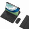 GUPENAA Custodia con Tastiera per Huawei MatePad PRO 13.2 2023 con Portamatite, Tastiera Magnetica Staccabile con Mouse Bluetooth,Nero