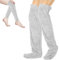 Runmeihe Teddy Bear Legs Socks - Winter Warm Thigh High & Knee High Slippers, Long Fluffy Cozy Socks For Women (UK, Alpha, One Size, Regular, White)