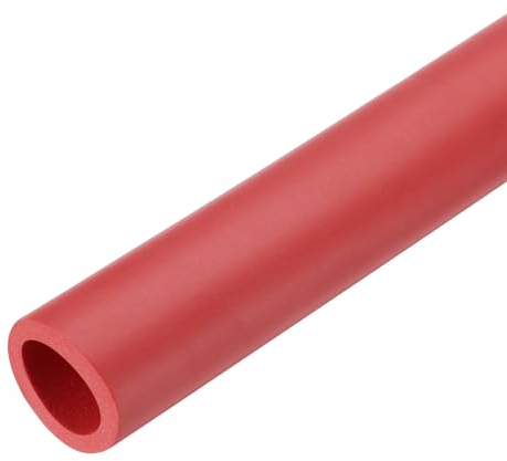 QUARKZMAN 61cm Rohrisolierung Schaumstoff, Durchmesser 25mm Isolierstärke 5mm Heizungsrohr Verkleidung für Fitnessgeräte, Rohre, Handhaben (Rot)