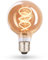 CROWN LED Glühbirne E27 Vintage - Warmweiße Edison-Lampe aus Glas - Energieeffizient E-Klasse - Entspricht 38W Glühlampe - Ideal für Zuhause und Dekorative Nostalgie Retro-Beleuchtung - 14,2x6,4 cm