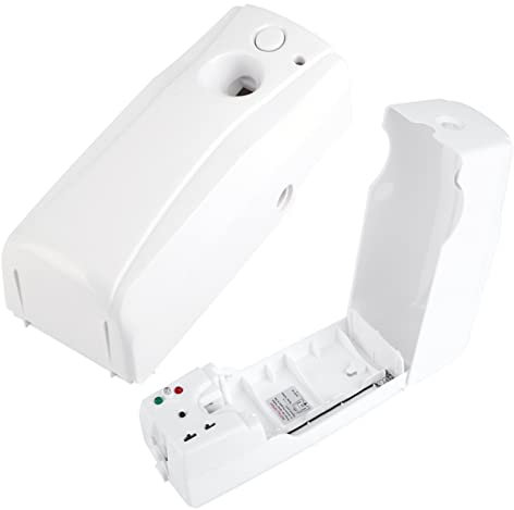 Wall Mounted Automatic Air Freshener with Light Sensor, Battery Powered Fragrance Aerosol Spray Dispenser, 3 Modes Adjustable Air Fresheners Auto for Home Bathroom Public Restroom Hotel Restaurant