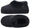COFACE Hausschuhe Damen Warme Winter Plüsch Gefüttert Hüttenschuhe Frauen Lammfell Fell Pantoffeln Bequeme Hausstiefel Slippers 42, schwarz