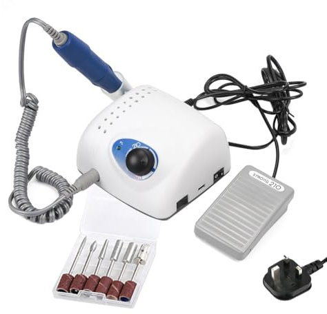 Inscrip 65W 35000RPM Electric Nail Drill Machine, 210+105L Model, Plastic+ABS Material, Ideal for Manicure, Pedicure, Salon & Home Use