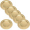 Cecaro Group Set 6 Sottopiatti Decorativi Oro - Eleganza per la Tavola di Matrimonio, Feste e Natale - Ø 33 cm