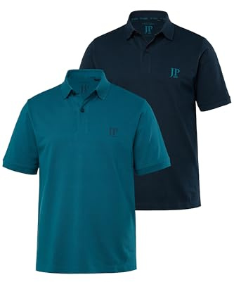 JP 1880 Herren große Größen Menswear L-8XL bis 8XL, T-Shirt im Doppelpack, Basic-Shirt aus Reiner Jerseyqualität, Rundhals, Bequeme Passform 702637