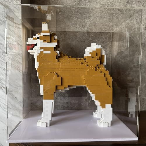 Acryl Vitrine Schaukasten Große Sammlerstücke, Figuren, Erinnerungsstücke, Staubdichte Vitrine, Aufbewahrung/ Spielzeug, Schmuck, Hut, Arbeitsplatte, Durchsichtige Boxen, Stapelbare, Dekorationsbox(45