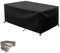 Gartentisch Abdeckung 105x60x60cm/LxWxH 600d Winddicht Staubdicht Anti-UV Oxford Gewebe,Abdeckungen Für Gartenmöbel Rechteckig Plane Gartenmöbel Wasserdicht