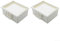 Semplifica la tua routine di pulizia con questi 2 filtri compatibili per aspirapolvere Bosch (per WBBZ156HF, per BGL32235) (bianco)