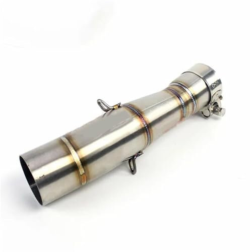 LYBH Pot D'échappement pour Moto pour H&Onda X-ADV 750 X-ADV 750 X-ADV X-ADV 750 51 Mm Silencieux Intermédiaire sans Silencieux, À Enfiler Silencieux d'échappement