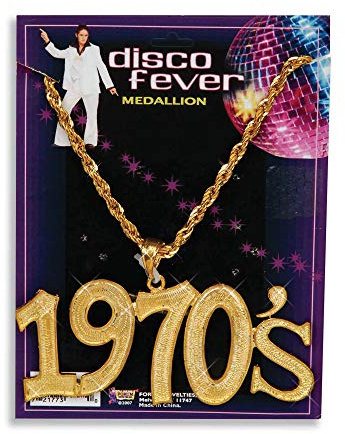 Bristol Novelty BA1079 Halskette im Stil der 70er, Damen, Gold, Einheitsgröße