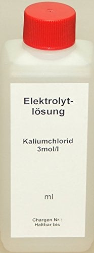Lasama KCL Kaliumchlorid 3mol/l 100 ml Aufbewahrungslösung Elektrolytlösung Pufferlösung Eichlösung Kalibrierlösung