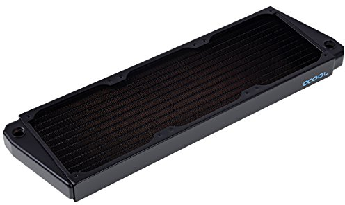 Alphacool NexXxoS X-Flow Radiator ST30 360mm, 413mm Length, Copper, Silent PC Cooling, Compatible with Desktop, 120mm Fan