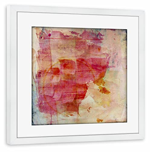 artboxONE Poster mit Rahmen weiß 20x20 cm Marnie von Sylvie Wagner - gerahmtes Poster