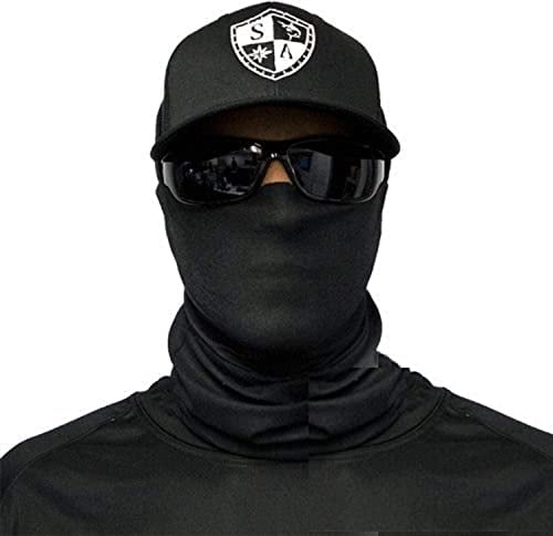 SA Fishing Face Shield Halstuch - viele verschiedene Designs - Multifunktionstuch Schutzmaske Totenkopf Schal Gesichtsmaske Sturmhaube Bandana Ski Motorrad