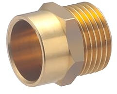 Raccord Laiton à Souder Ø14 - à Visser Mâle 12x17 NOYON & THIEBAULT