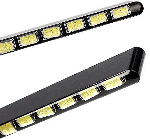 iTimo 2pcs Led Strip Light Source SMD 14 LEDs Aluminum Housing Car Styling Car DRL Daytime Running Light