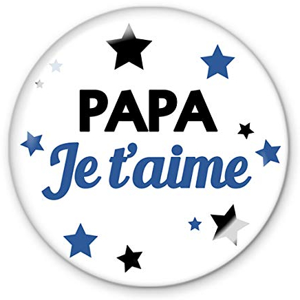COLLEEN ILLUSTRATIONS Magnet 56mm Papa je t'aime