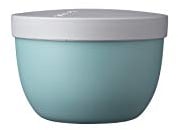 Mepal - Snackbox Ellipse - Lebensmittelbehälter zum Aufbewahren und Transportieren von Snacks - geeignet für Gefrierschrank, Mikrowelle & Spülmaschine - 350 ml - Nordic Green