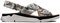 Clarks Tri Alexia, Sandales Bride arrière Femme, Beige (Grey Snake Grey Snake), 35.5 EU