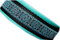 Hundehalsband Leder Türkis Blau Schwarz Zugstopp Martingale Halsband Handmade