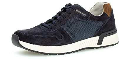 Pius Gabor Herren Sneaker Low,Halbschuhe,Wechselfußbett,zertifiziertes Leder,schnürer,man,Halbschuhe,straßenschuhe,Midnight,41 EU / 7.5 UK