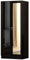 FWStyle Black High Gloss 2 Door Mirrored Wardrobe Modern Bedroom Furniture Matt Black Frame