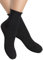 alber's SENSITIVE – 5 Paia di Calze Donna in Cotone, Senza Elastico, Sanitarie e Sportive, Polsino Super Comfort | Nero | 36-38