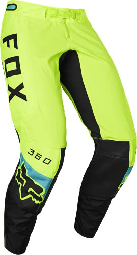 Fox Racing Pantalón Infantil Unisex-(Fluorescente Amarillo-DIER, 26)