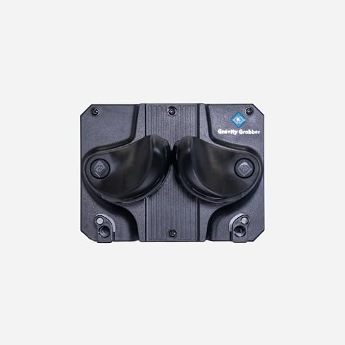 Gravity Grabber Ultimate Ski & Snowboard Wandhalterung - Passt zu jedem Ski/Snowboard - für Schadensfrei Lagerung von Rocker und Tips - 3X – Schwarz