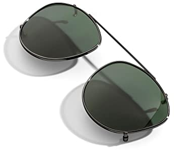 HYPREADER Clip solaire adapté à tous les modèles de lunettes ARIES, 100% protection UV, résistant aux rayures et polarisant. Clip ultra léger