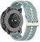 Chofit Armbänder kompatibel mit Suunto 9 Peak Strap, weiches Silikon-Sport-Ersatzarmband 22 mm Band mit bunten Löchern, Uhrenzubehör für Suunto 9 Peak Smart Watch (Schiefer)