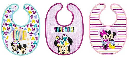 Interbaby Amazon Disney Frottee-Lätzchen mit Klettverschluss, 20 x 30 cm