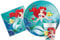 Ciao-Kit Table Fête Party Ariel Little Mermaid Petite Sirène 24 personnes (112 pcs: assiettes, gobelets, serviettes) Disney Princesses Vaisselle Princess, AZ034, Multicolor