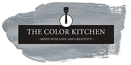 Livingwalls THE COLOR KITCHEN universelle Wandfarbe - Malerfarbe für Wohnräume und Arbeitszimmer - matte Innenfarbe in Grau - 2,5l Deckfarbe in TCK1005