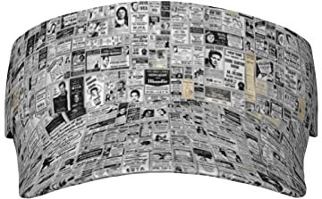 FAIRAH Ägypten Hieroglyphen Druck geschützt unter der Sonne mit Sonnenschutzkappe für Erwachsene, Zeitung HD, Einheitsgröße