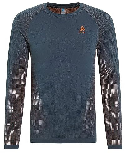 Odlo Damen Performance Warm Eco_196192 Undershirt, India Ink, M EU