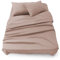Blumtal - Parure De Lit 160x200 en Microfibre - 3 Pièces - Drap Housse 160x200 + Drap Plat 2 Personnes (240x275) + 2 Taies d'oreiller 50x80 - Rose