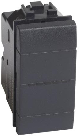 bticino Interruttore illuminabile assiale 1 modulo Livinglight L4051AN Antracite